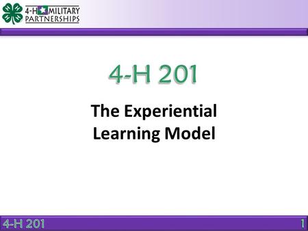 The Experiential Learning Model