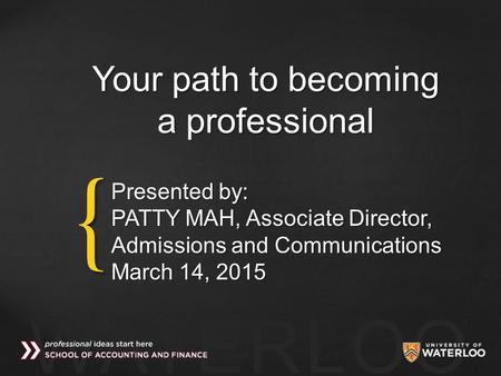 Your path to becoming a professional