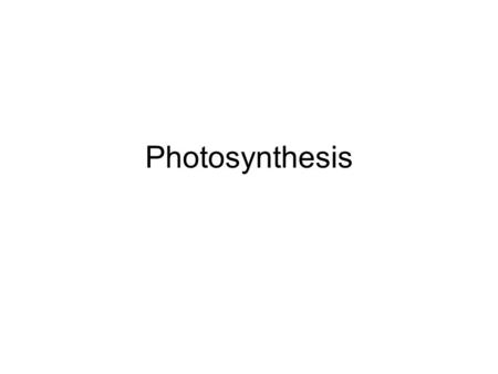 Photosynthesis. What is this molecule? What is its function? How does it work?