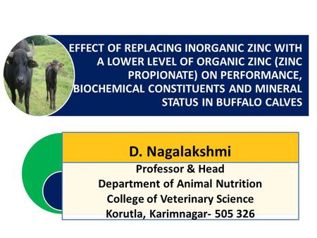 Nutrition Min. & Vit. deficiency affect the appetite, growth, immunity & reproduction Trace mineral deficiency (Zn, Se, Mn & Cu) - ovarian inactivity,