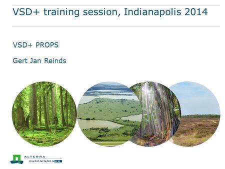 VSD+ training session, Indianapolis 2014 VSD+ PROPS Gert Jan Reinds.