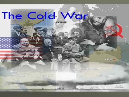 Cold War in Europe Cold War – conflict between the United States and the Soviet Union. No actual military conflict (democracy v. communism)