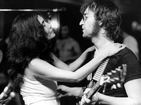 John Lennon and Yoko Ono, NYC, 1973 John Lennon, Yoko and Mick Jagger, NYC 1972.