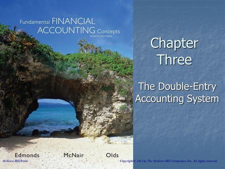 Chapter Three The Double-Entry Accounting System McGraw-Hill/Irwin Copyright © 2013 by The McGraw-Hill Companies, Inc. All rights reserved.