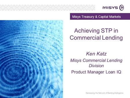 Misys Treasury & Capital Markets