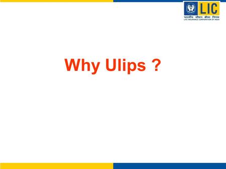 Why Ulips ?. Formula 72 If you divide 72 by rate of Interest, you will get the period in years during which the invested amount becomes double Example.