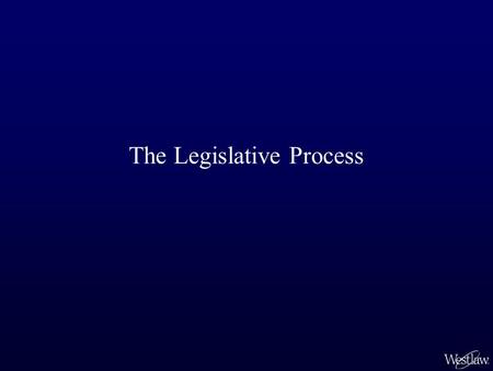 The Legislative Process. Introduction of a bill (proposed legislation) Passed by both houses of Congress Signed by president or president’s veto is overridden.