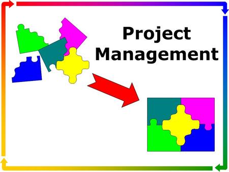Project Management. 5 Basic Functions of Managing ßPlan ßStaff ßOrganize ßDirect ßControl A Review… What do these terms mean to you relative to your project?