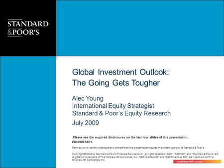 Global Investment Outlook: The Going Gets Tougher