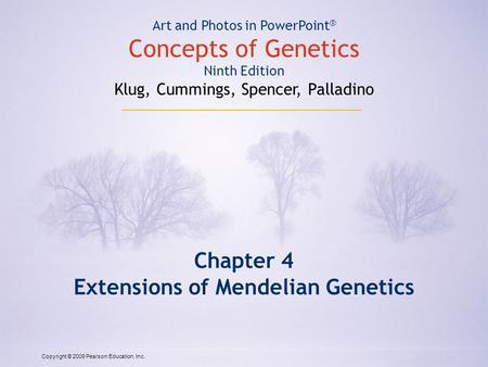 Extensions of Mendelian Genetics