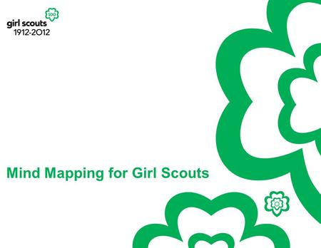 Mind Mapping for Girl Scouts. [insert instructor’s name] [Insert date] Test your audio Trouble? Refresh or RE-login 2. What you need: Own computer Headset.