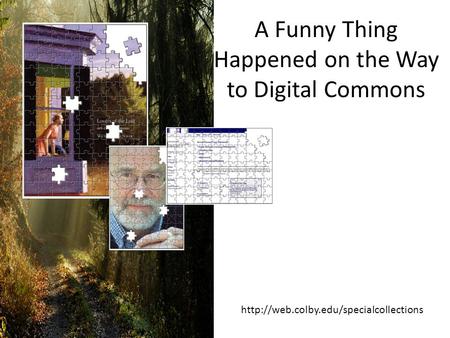 A Funny Thing Happened on the Way to Digital Commons