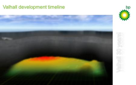 Valhall development timeline. Licence award Licence award: The Valhall block 2/8 was among the more attractive in the first offshore licensing round announced.
