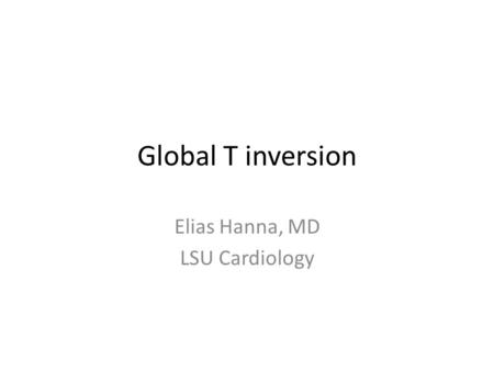 Elias Hanna, MD LSU Cardiology