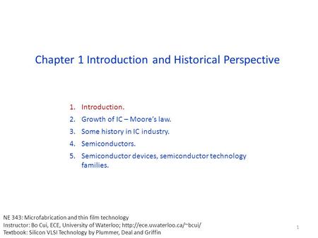Chapter 1 Introduction and Historical Perspective