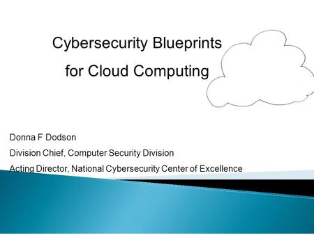 Cybersecurity Blueprints