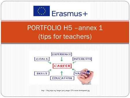 PORTFOLIO H5 –annex 1 (tips for teachers)