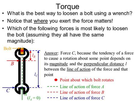 Torque What is the best way to loosen a bolt using a wrench?