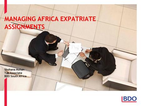 MANAGING AFRICA EXPATRIATE ASSIGNMENTS
