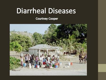 Diarrhea( >3 loose/liquid stools per day) depletes the body of needed fluids and salts leading to dehydration.
