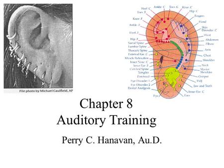 Chapter 8 Auditory Training Perry C. Hanavan, Au.D.