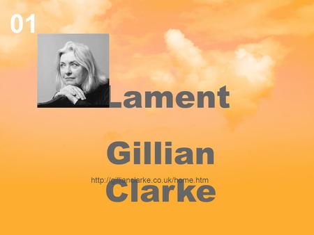 01 Lament Gillian Clarke