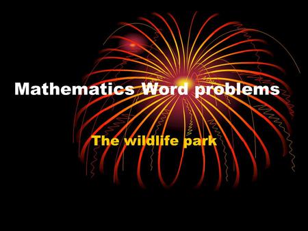 Mathematics Word problems