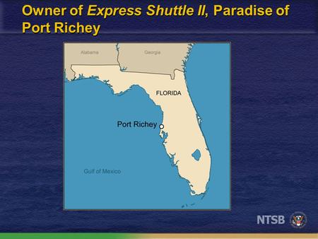 Owner of Express Shuttle II, Paradise of Port Richey.