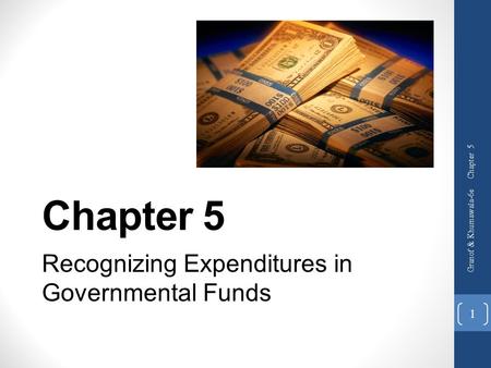 Recognizing Expenditures in Governmental Funds
