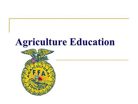 Agriculture Education. Kathleen High School and Lakeland High School Kathleen High School operates a metal fabrication business. They build barbeque grills.