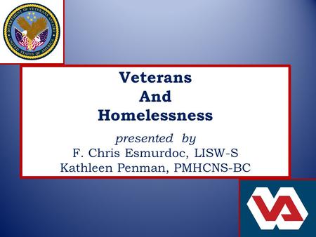 Veterans And Homelessness
