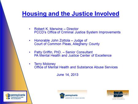 Housing and the Justice Involved