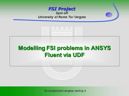 Modelling FSI problems in ANSYS Fluent via UDF