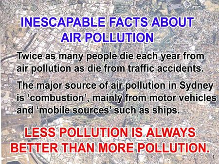 1. Components of Air pollution SMOG inc. Ozone Causes respiratory discomfort and inflames lungs. Formed in sunlight from VOC and NO 2. Sulphur dioxide.