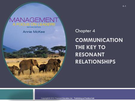 Communication The Key to Resonant Relationships