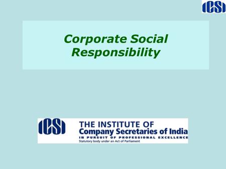 Corporate Social Responsibility