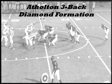 Atholton 3-Back Diamond Formation. C Q FY H X Z Toughest Sets To Defend? Ace Formation.