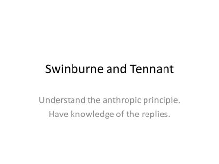Swinburne a theistic response to the problem of evil essay