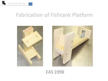 Fabrication of Fishtank Platform EAS 199B living with the lab.