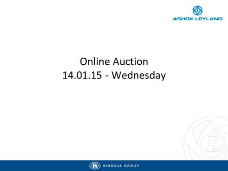 Online Auction 14.01.15 - Wednesday. 2Estate Maintenance Quantity : 7 MT Lot No 1 – Cross Member.