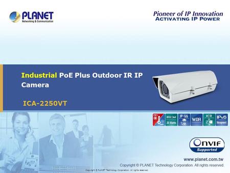 Industrial PoE Plus Outdoor IR IP Camera