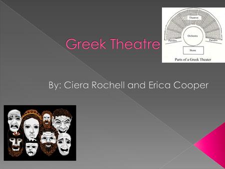 The types of plays performed were:  Tragedies  Comedies.