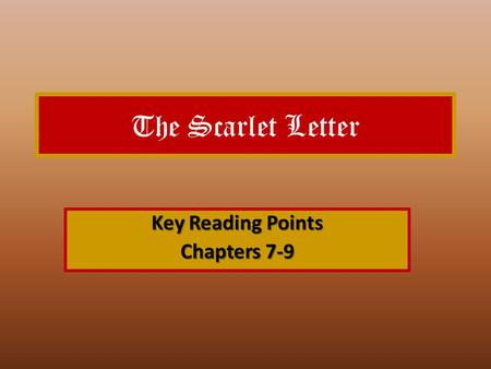 The rhetorical strategies of the scarlett