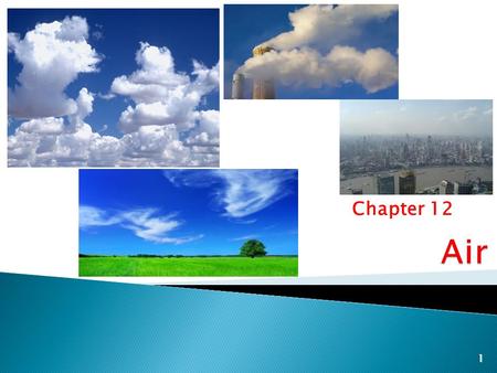 Chapter 12 1. 2  Air Pollution – Harmful substances built up in the air to an unhealthy level ◦ Pollutants can be from human activity – industry soot.