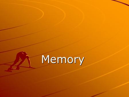 Memory. When you understand how memory works, you have the tool to improve your job performance, school achievement, and personal success.