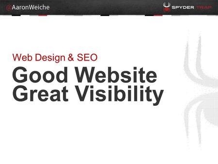 Good Website Web Design & SEO Great Visibility. What Makes A Good Website?