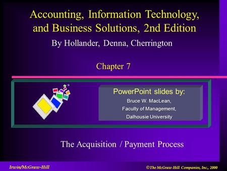 The Acquisition / Payment Process