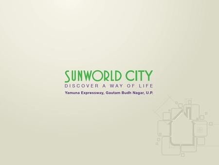 Sunworld City, a 104 acre mega township that houses only 700 plots to redefine the paradigm of convenient living. Sunworld City, a gated community with.