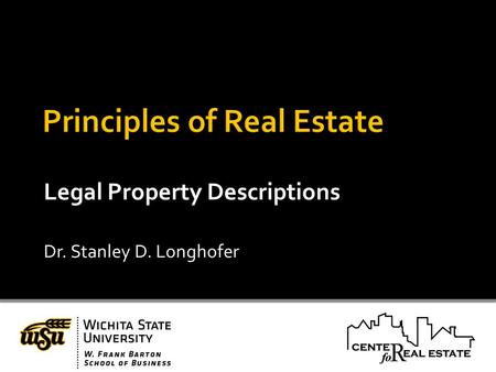 Principles of Real Estate