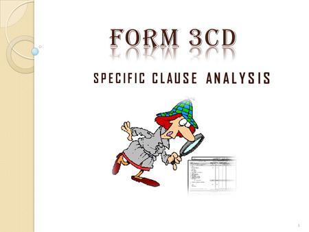 SPECIFIC CLAUSE ANALYSIS